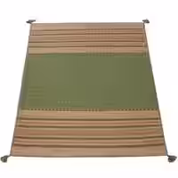 Handgewebter Kelim Kilian grün 200x290 cm