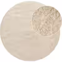 Hochflor-Teppich Silvana elfenbein 160 cm rund