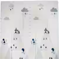 Faltbare Spielmatte Bambino weiß 150x200 cm