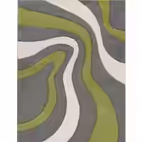 Moderner-Teppich Diamora grün 160x230 cm