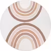 Waschbarer Kinderteppich Loya pink 100 cm rund