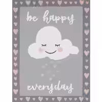 Waschbarer Kinderteppich Aleynia pink 160x230 cm