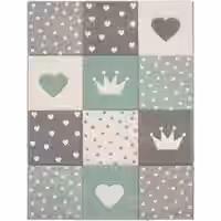 Kinderteppich Kosmos grün 200x290 cm