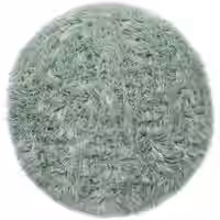 Hochflor-Teppich Playara mint-grün 120 cm rund