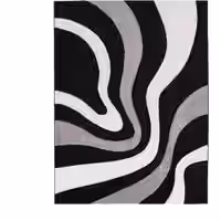 Moderner-Teppich Diamora schwarz 200x290 cm