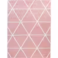 Moderner-Teppich Bella pink 70x140 cm