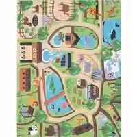 Kinderteppich Bini beige 200 cm quadrat