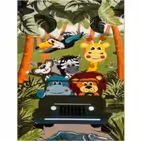 Moderner-Teppich Diamora grün 160x230 cm