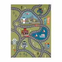 Kinderteppich Bini grün 120x160 cm