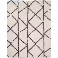 Hochflor-Teppich Mahara beige 160x230 cm