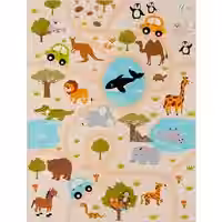 Kinderteppich Bini mehrfarbig 240x340 cm