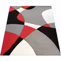 Moderner-Teppich Diamora rot 200x290 cm