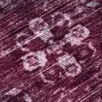 Waschbarer Teppich Bolero rot 120 cm rund