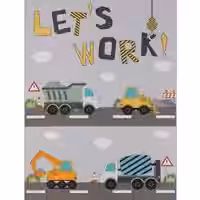 Kinderteppich Bini grau 200 cm quadrat