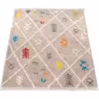 Hochflor-Teppich Willa beige 160x230 cm