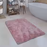 Badematte Kandela rosa 60x100 cm