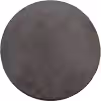 Fellteppich Fluffy charcoal 80 cm rund