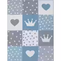 Kinderteppich Eliza blau 120x160 cm