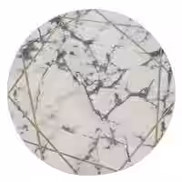 Teppich Krevor gelb 160 cm rund