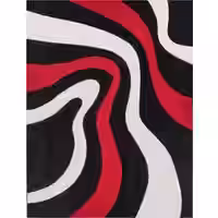 Moderner-Teppich Diamora rot 200x290 cm