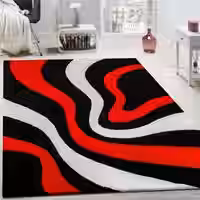 Moderner-Teppich Irina rot 160x230 cm