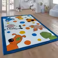Kinderteppich Die Lieben Sieben weiß 160x230 cm