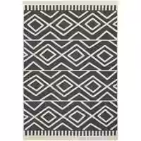 Wendbarer Teppich Skyla anthrazit 200x280 cm