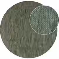 In- & Outdoor-Teppich Romana grün 120 cm rund