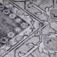 Waschbarer Teppich Bolero grau 160 cm rund