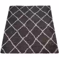 Hochflor-Teppich Mahara grau 200x290 cm