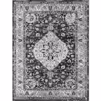 Vintage-Teppich Escara schwarz 60x100 cm