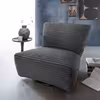 Benformato Cremallo Drehsessel: Luxuriöser Komfort in vielseitigen Stoffen und Farben