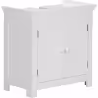 Design Waschbeckenunterschrank WL1.350 Badunterschrank mit 2 Türen Weiß