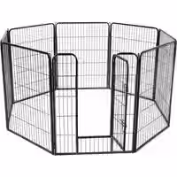 Freilaufgehege 100 cm hoch schwarz