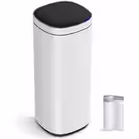 Mülleimer mit Bewegungssensor Küche 50 L weiß