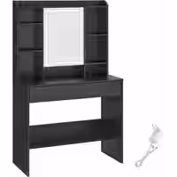 Schminktisch mit LED-Beleuchtung und Spiegel