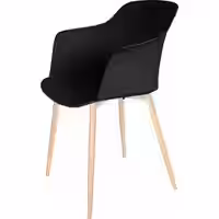 Stuhl Chester 110 4er-Set Schwarz