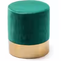 Pouf Pepino 110 Dunkelgrün / Gold