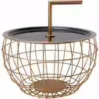 Beistelltisch Art Deco 555 Schwarz