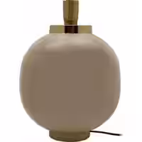 Tischlampe Art Deco 125 Taupe / Gold