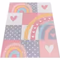 Kinderteppich Eliza mehrfarbig 160 cm rund