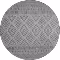 In- & Outdoor-Teppich Verona anthrazit 160 cm rund