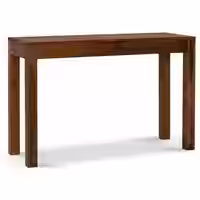 Schreibtisch 118x40x76 cm Sheesham Massivholz Computertisch mit Schublade