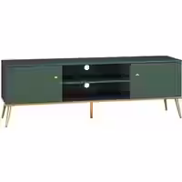 Forest 05 TV Lowboard grün/gold