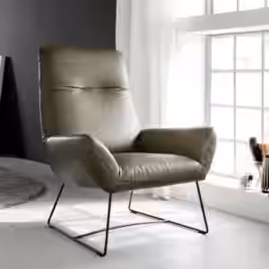 Der wunderschöne KAWOLA Sessel BISA aus angenehmem Leder macht Ihren Wohnbereich zum neuen Lieblingsort! Das Polstermöbelstück ist hochwertig verarbeitet und fügt sich toll in Ihr Zuhause ein. Komf...