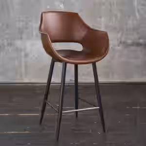 Der Barhocker ZAJA vereint industrielles und modernes Wohndesign. Hier können Sie sich bequem zurücklehnen und stilvoll Ihr Getränk genießen. Das Material ist sehr hochwertig verarbeitet und lässt ...