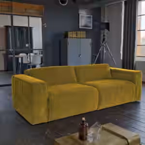 Das KAWOLA Sofa NELE ist eine Kombination aus klassischem und modernem Design