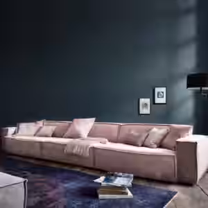 Das KAWOLA Riesensofa SAMU besticht durch seinen hervorragenden Sitzkomfort