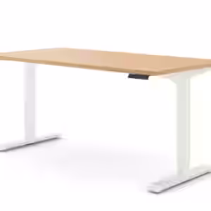 Ergotopia Desktopia Pro X - Elektrisch höhenverstellbarer Schreibtisch / Ergonomischer Tisch mit Memory-Funktion, 7 Jahre Garantie