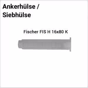 FISCHER Injektions-Ankerhülse FISCHER FIS H 16x80K